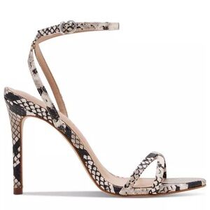 Steve Madden Jypsey Snakeskin High Heel Sandals Sz 8M